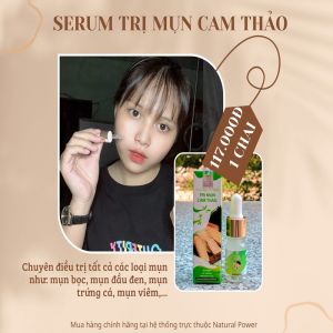 serum diệt và trị mụn cam thảo